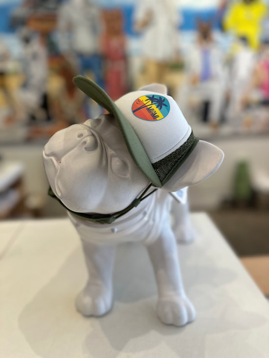 PupLid - Varsity Text | Trucker Hat for Dogs Image