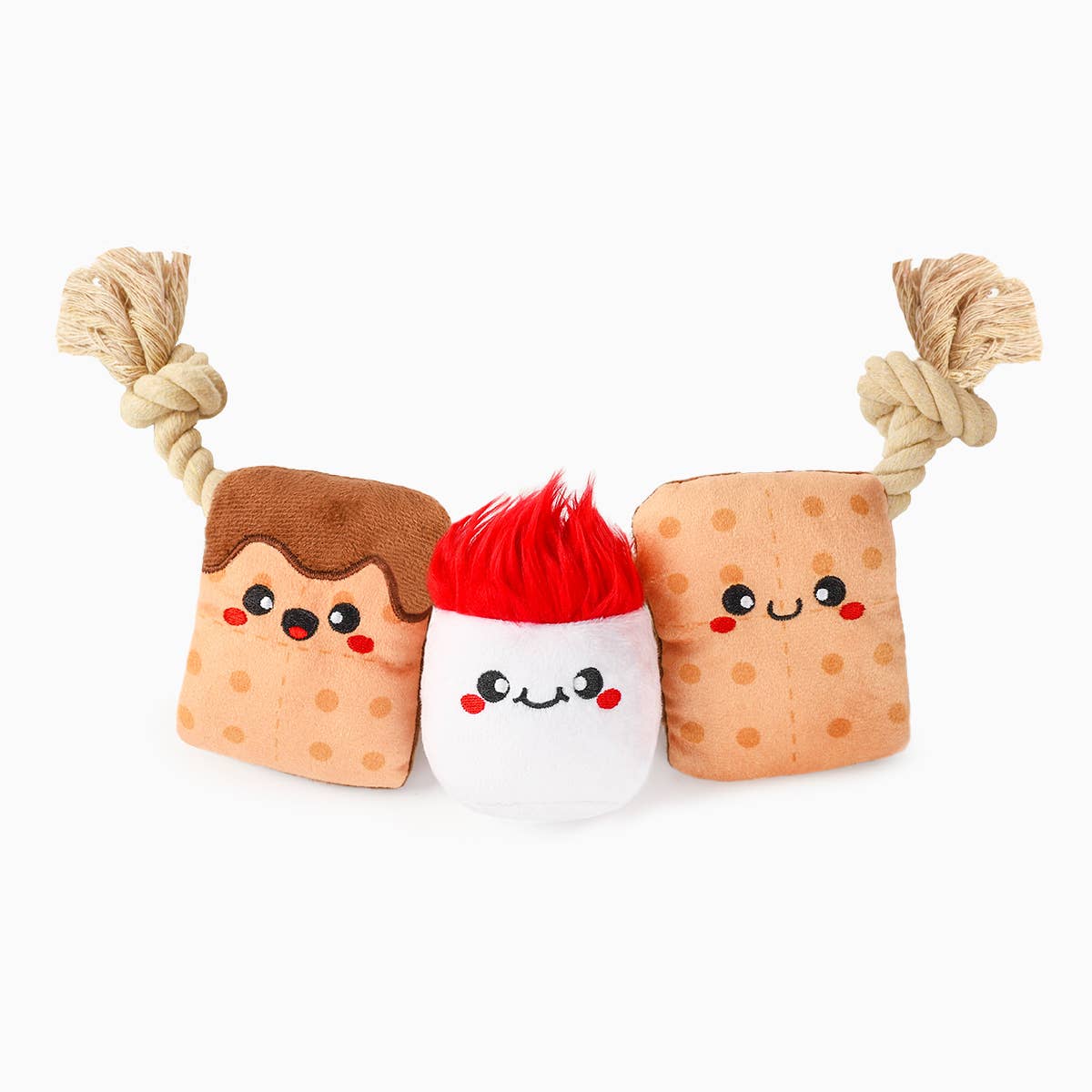 Hugsmart Products Inc - HugSmart Pet - Camping Pups | S'mores Tug - Rope Toy Image