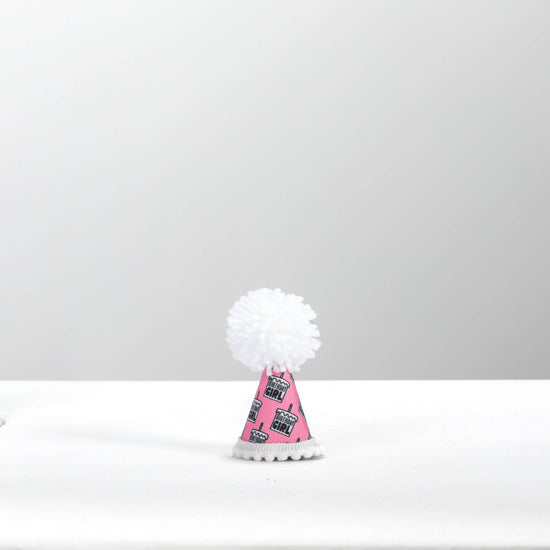 Pup Party Hats - NEW Birthday Girl Black Ink Party Hat