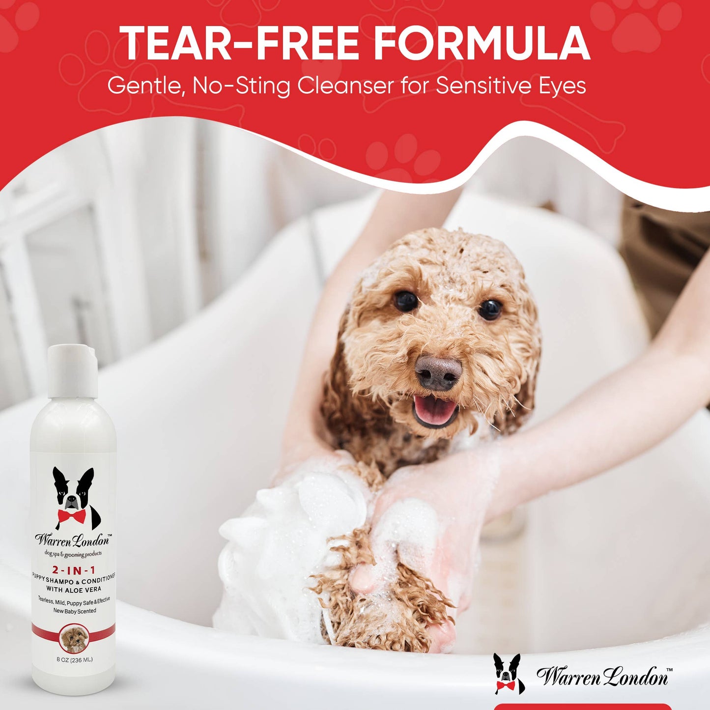 Warren London Dog Products - 2-in-1 Puppy Shampoo & Conditioner Image