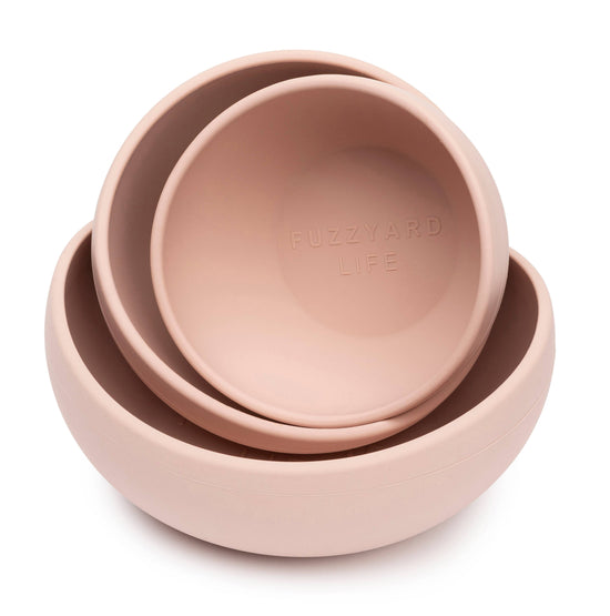 FuzzYard Life Silicone Bowl - Soft Blush S Image