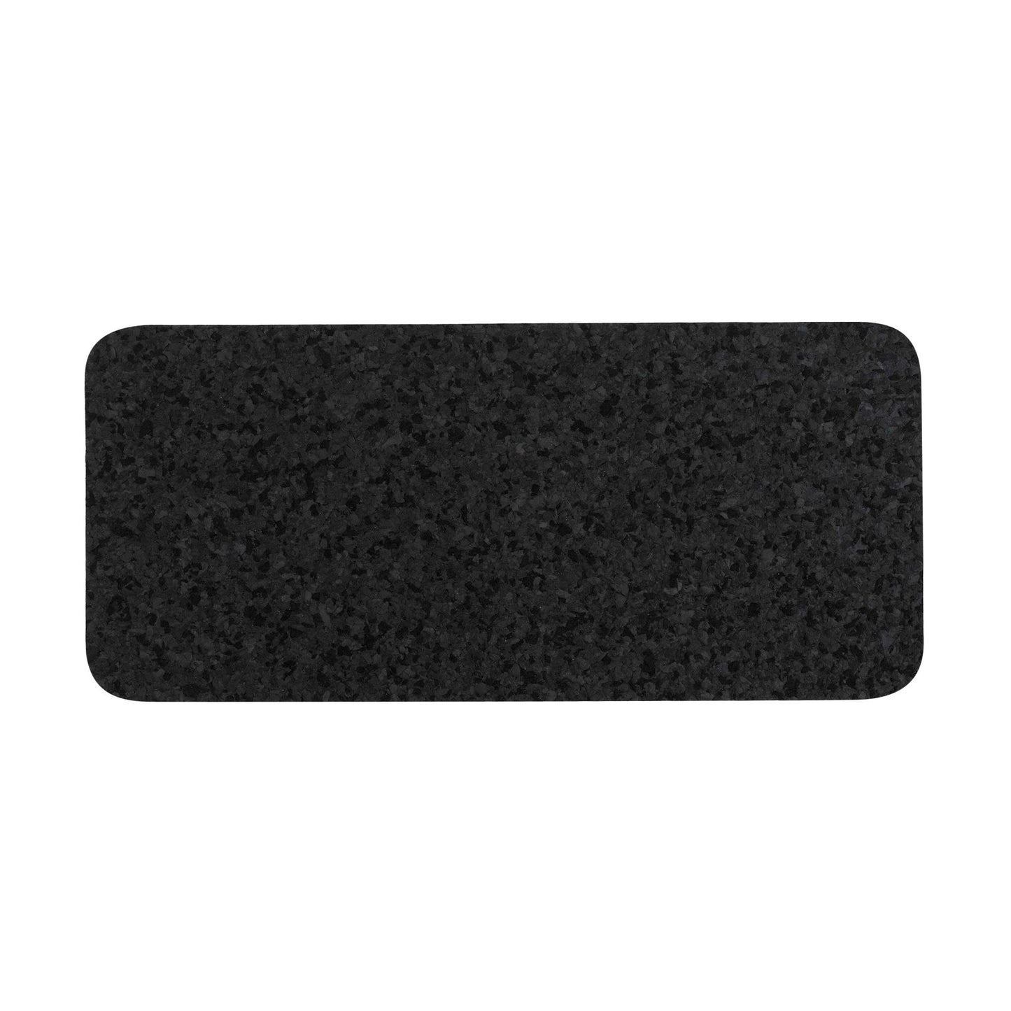Speckle and Spot by Ore’ Originals - Pet Placemat | Recycled Rubber Skinny Rectangle Black Image