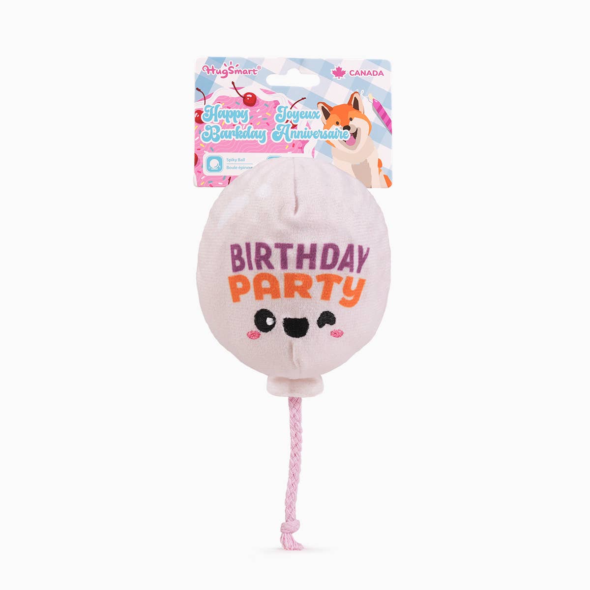 Hugsmart Products Inc - HugSmart Pet - Yappy Birthday | Balloon - Ball Toy Image