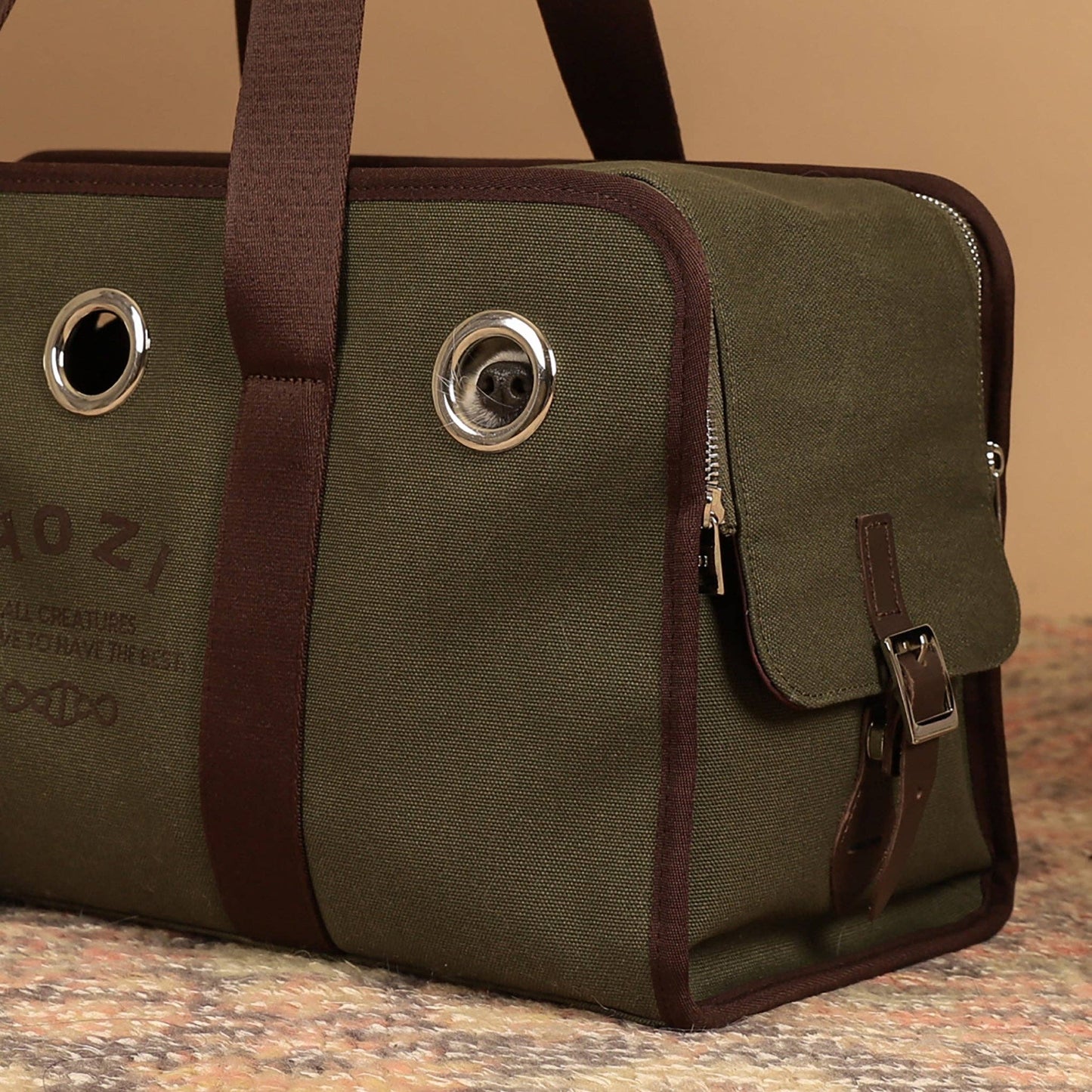Hozi - Hozi Canvas Carrier - Khaki Image