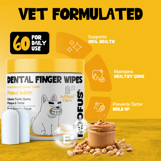 Roofus - Roofus Dental Wipes | Peanut Butter | 60ct Image