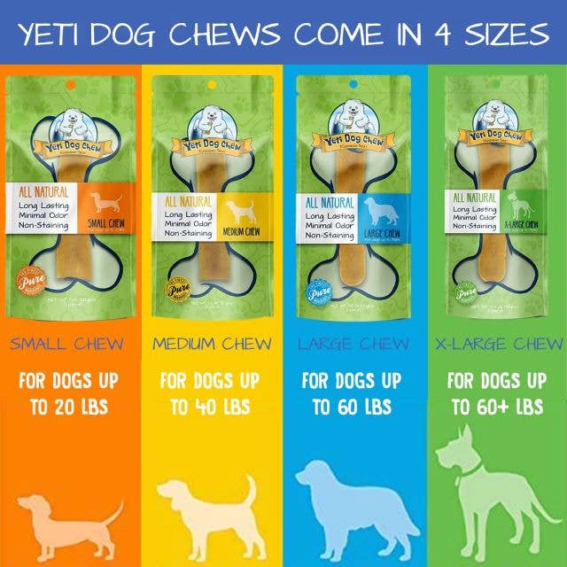 Yeti Dog Chew - 3.5oz Yeti Dog Chews - Small Image