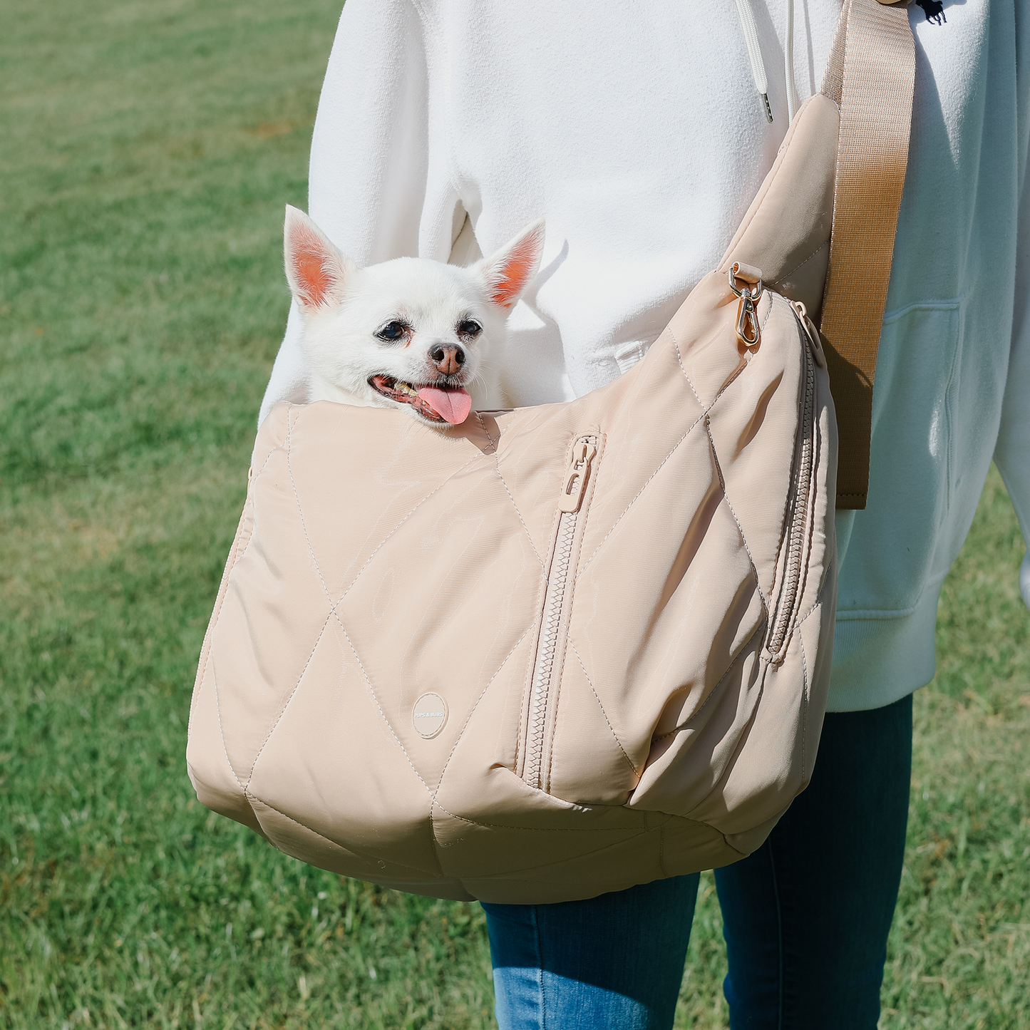 Pups & Bubs - Cloud Crossbody Pet Carrier | Dog & Cat Carrier | 2 Colors Image