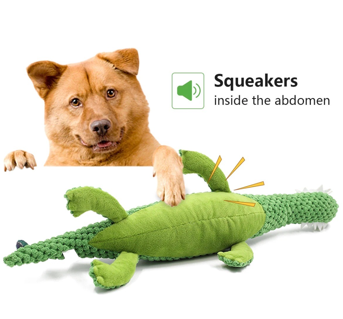 Toys N Treats Box - Nile Crocodile XL Plush Toy for Dogs Image