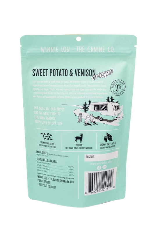 Winnie Lou - Sweet Potato & Venison Crisps  Image