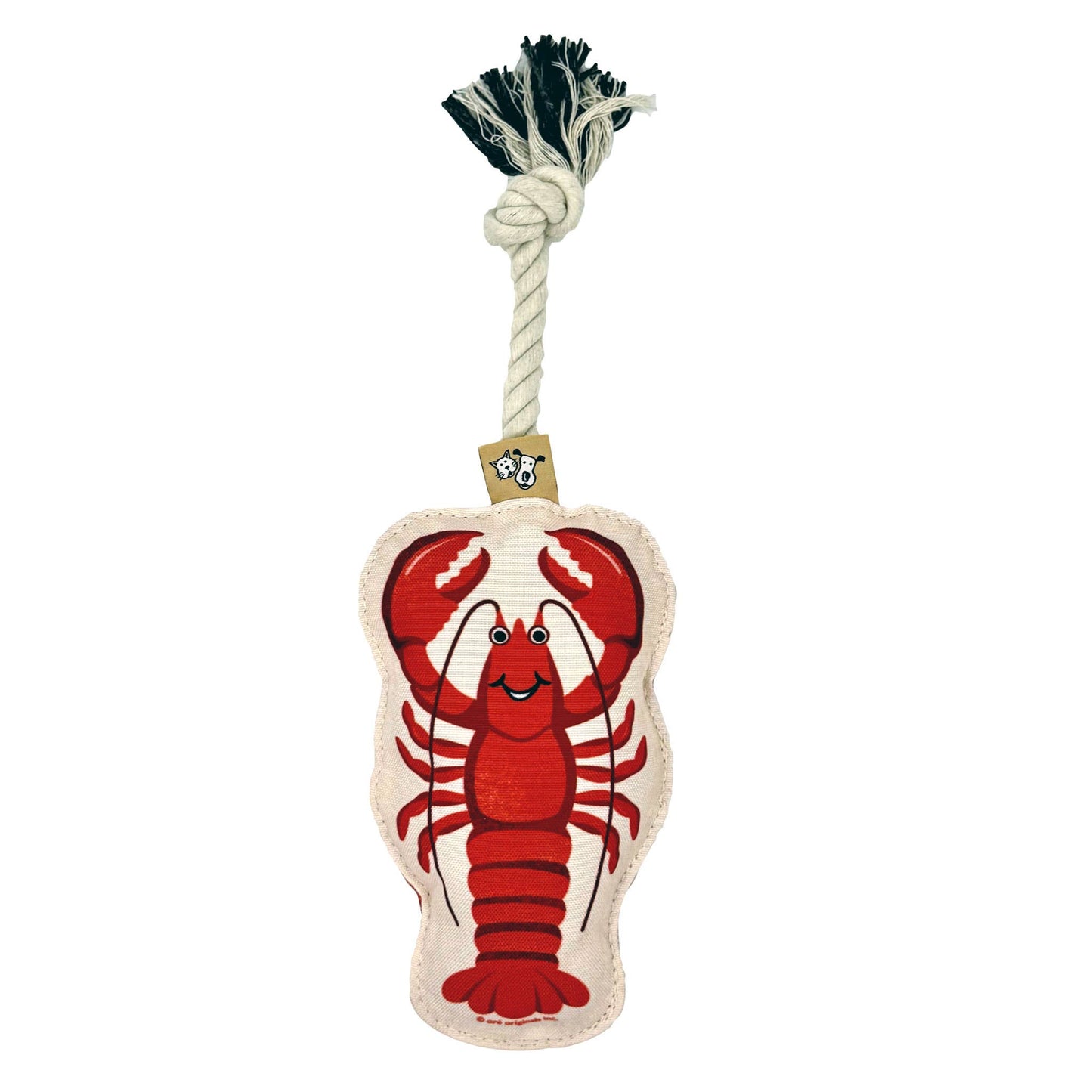 Speckle and Spot by Ore’ Originals - Rope Dog Toy | Lobster Image