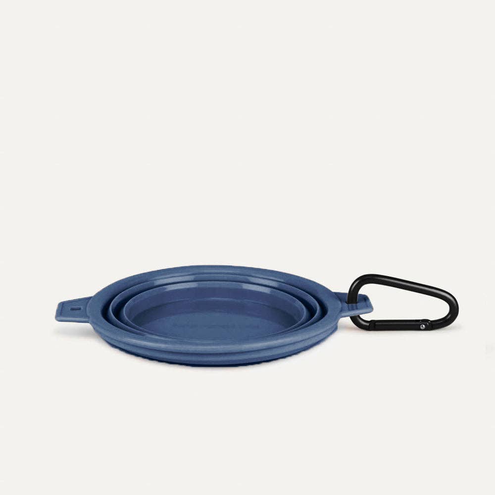 Load image into Gallery viewer, Tilley + Me - Desert Tones Travel Collapsible Pet Bowl with Carabiner Clip  Image
