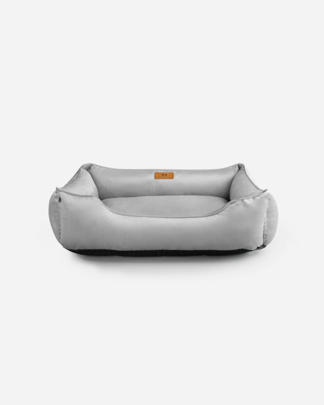 Chester & Lee - Classic Velvet Sleeper Dog Bed Gray Image