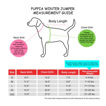 Puppia Ultralight Insulated Winter Dog Jacket B