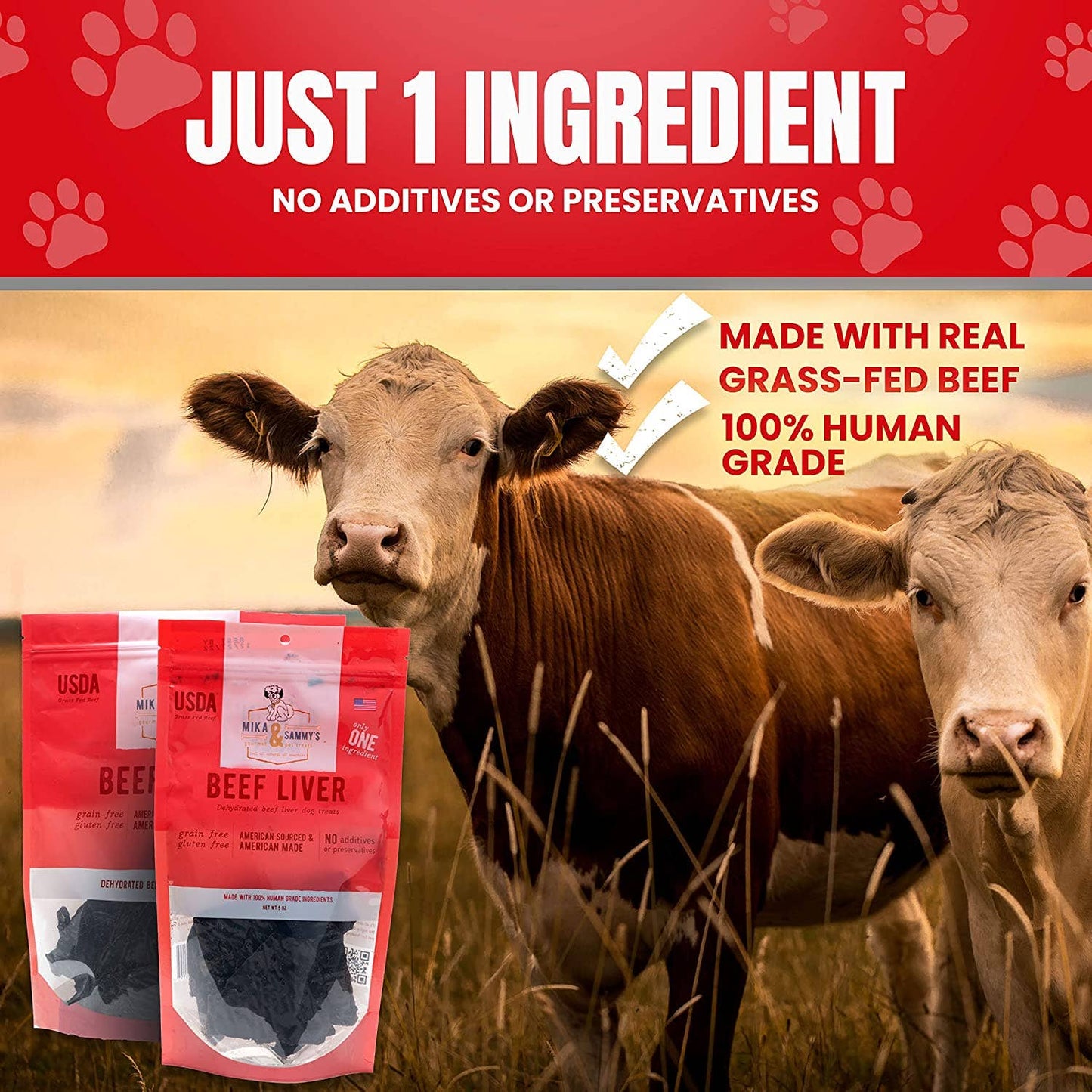 Mika and Sammy's Gourmet Pet Treats - Blazin' Beef aka Beef Liver Image