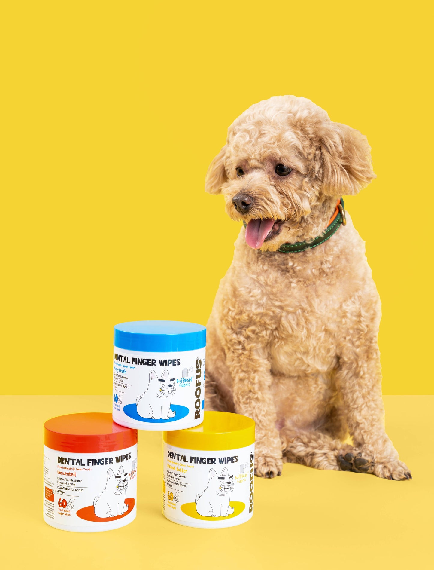 Roofus - Roofus Dental Wipes | Fragrance Free | 60ct Image