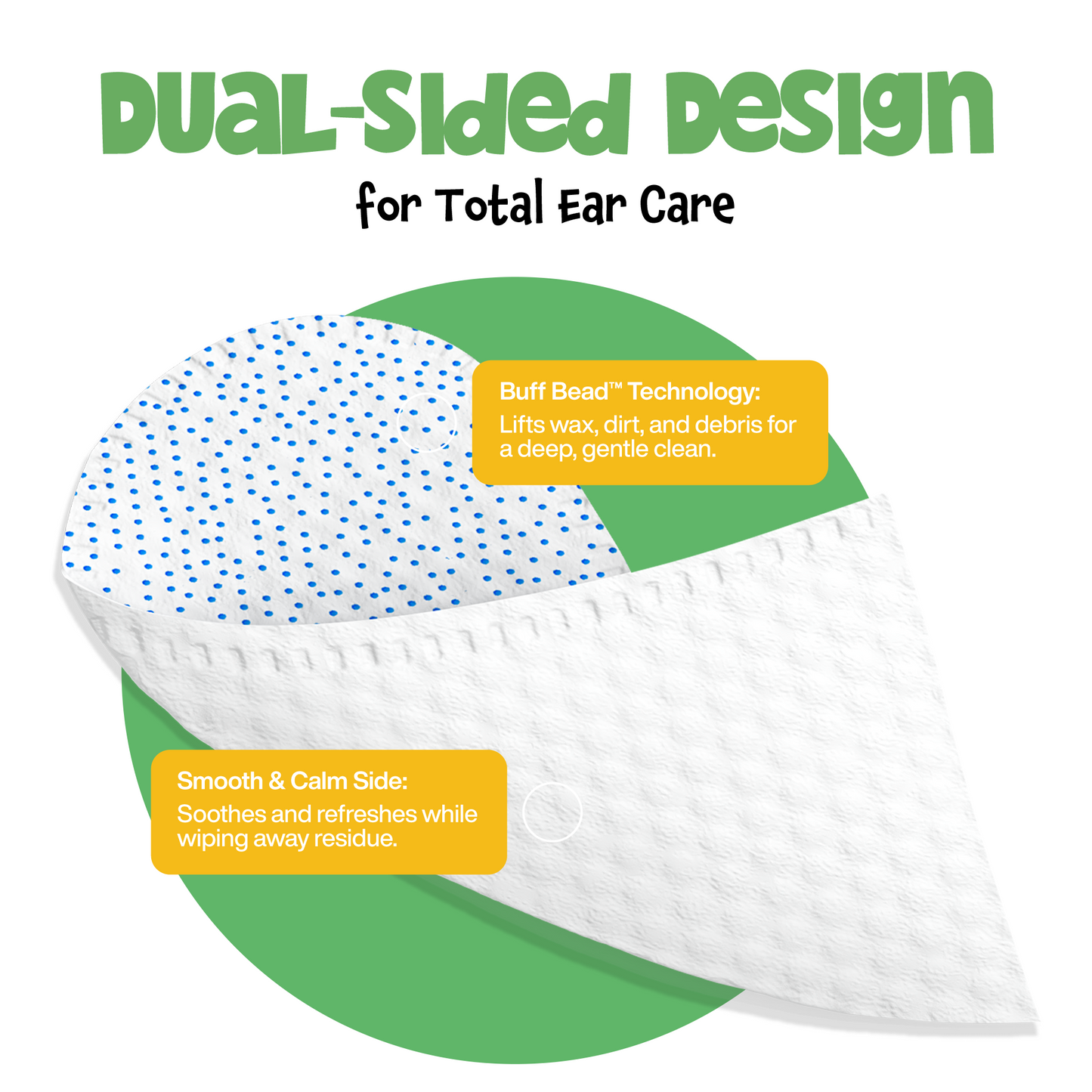 Roofus - Roofus Dog Ear Wipes | Fragrance Free | 100ct Image