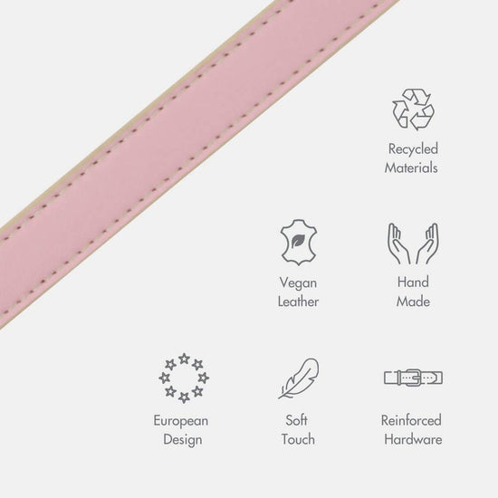 Nina Woof - Collar - Air Tag Enabled - Vegan Leather - Cupertino Image