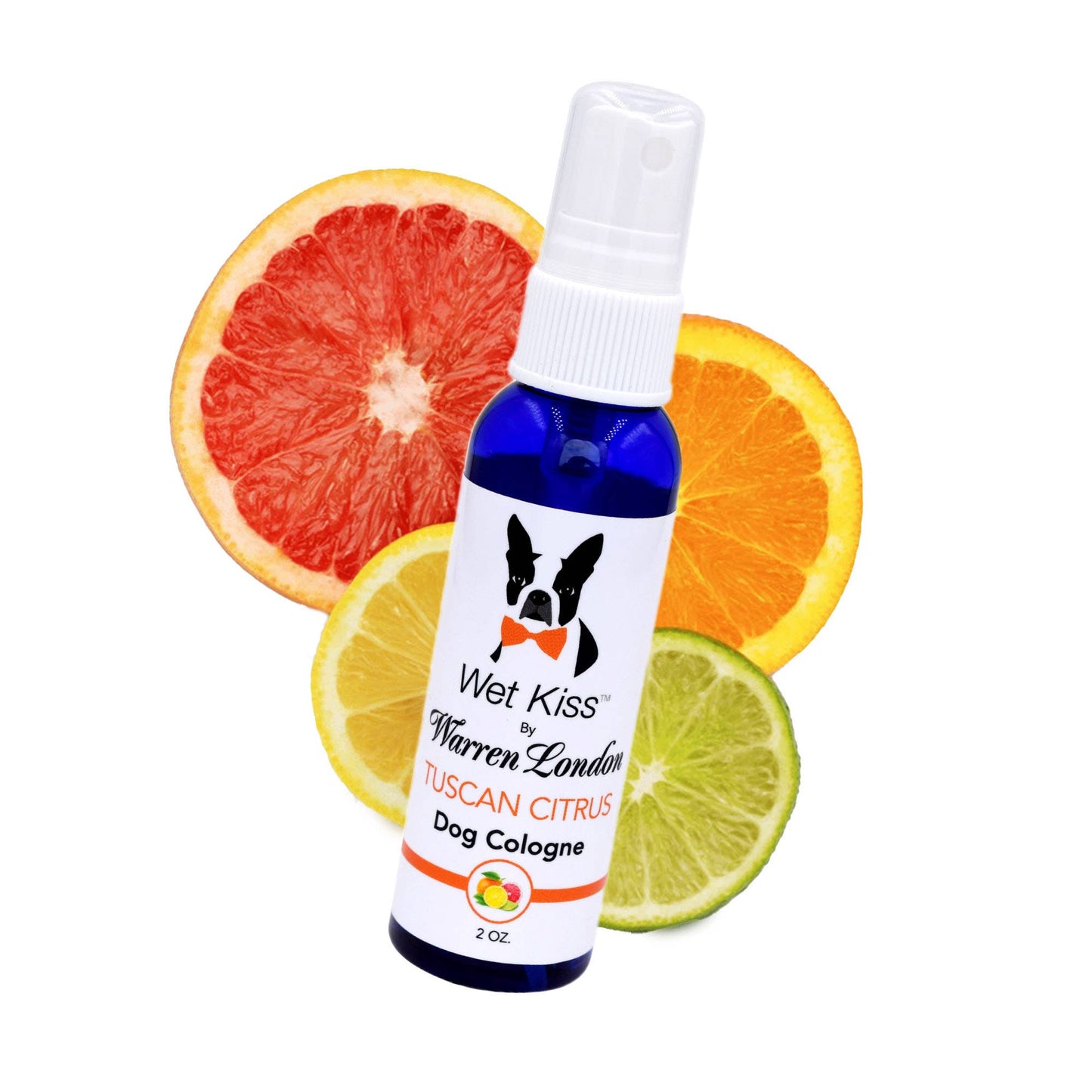 Warren London Dog Products - Wet Kiss Dog Cologne - 2 oz Tuscan Citrus Image