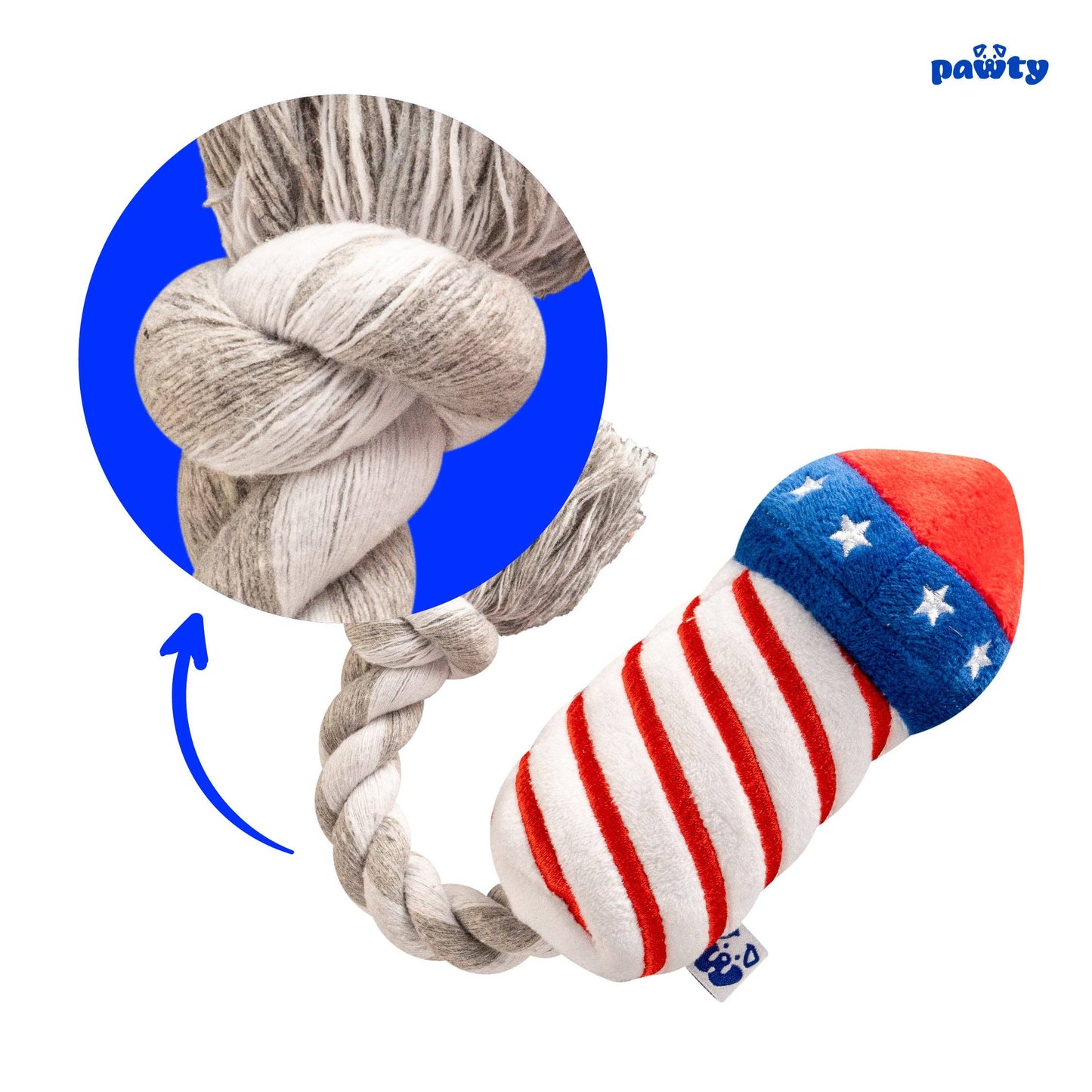 PAWTY Dog Toys - FIREWORKS Image