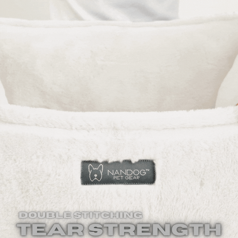 Nandog Pet Gear - The Super Cloud Bed in Pearl White Image