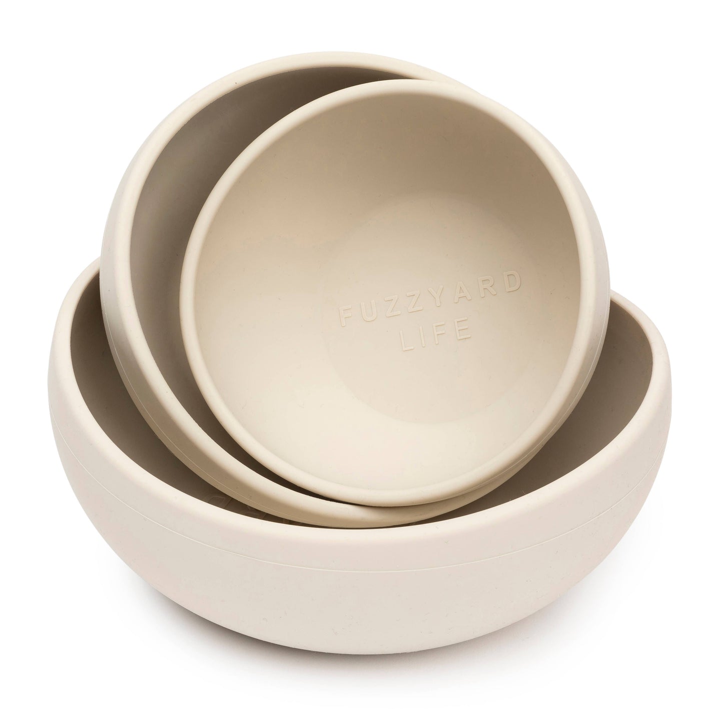 FuzzYard Life Silicone Bowl - Sandstone M Image