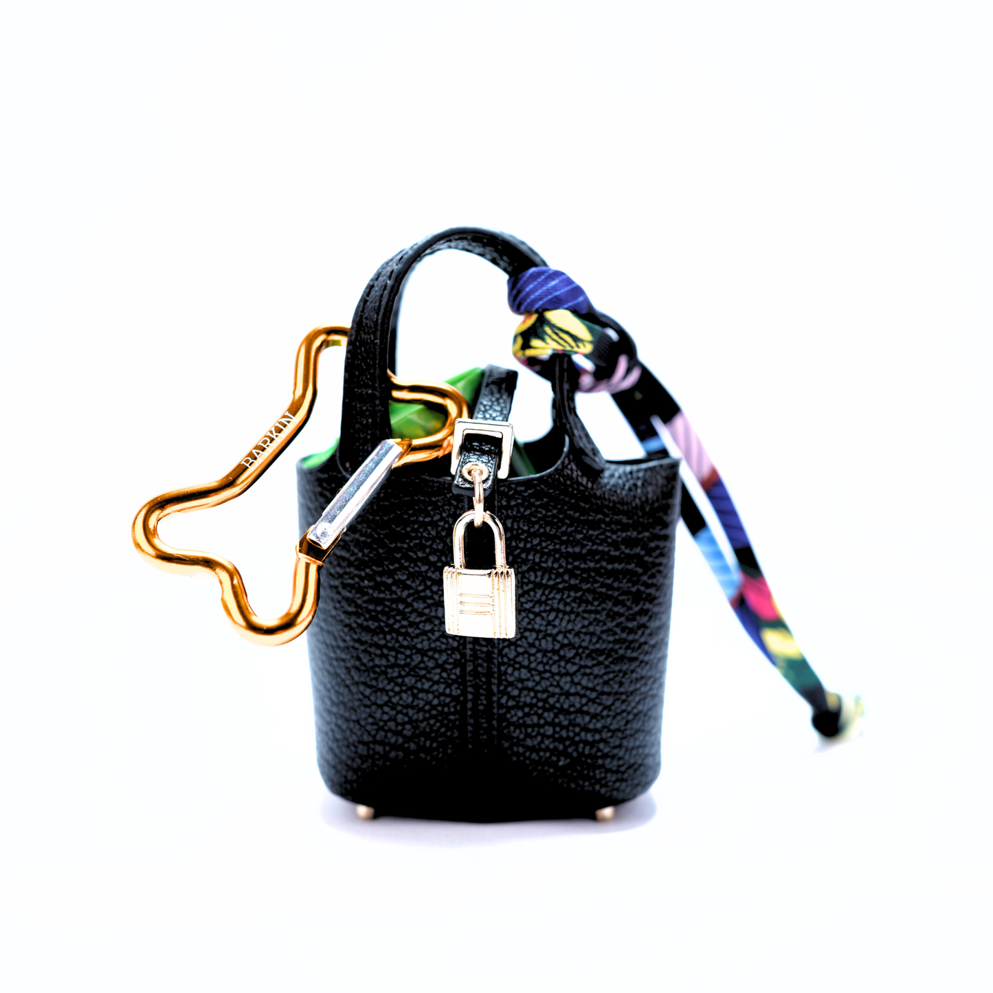 Puppy Barkin - Barkin Dog Waste Bag Holder Black Image