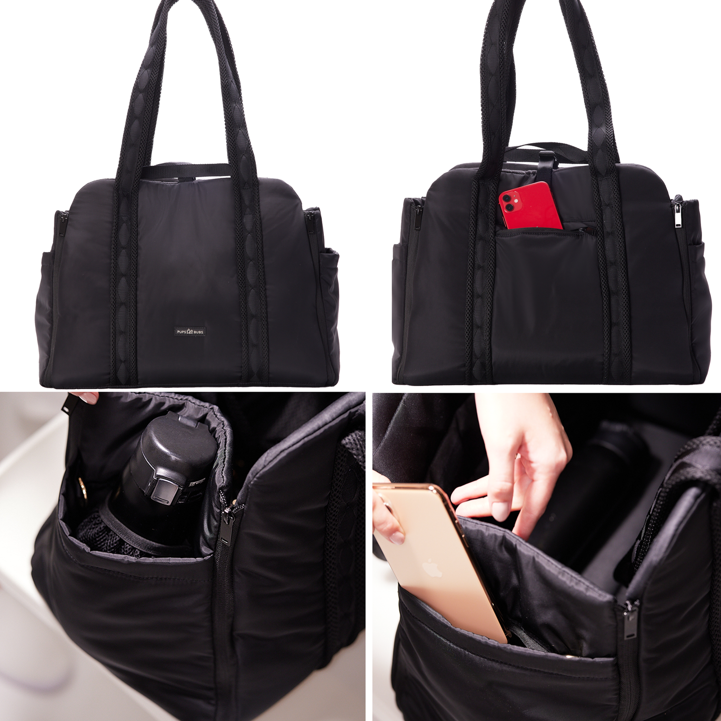 Pups & Bubs - Everywhere Convertible Tote Bag | Dog Carrier | 2 Colors Image
