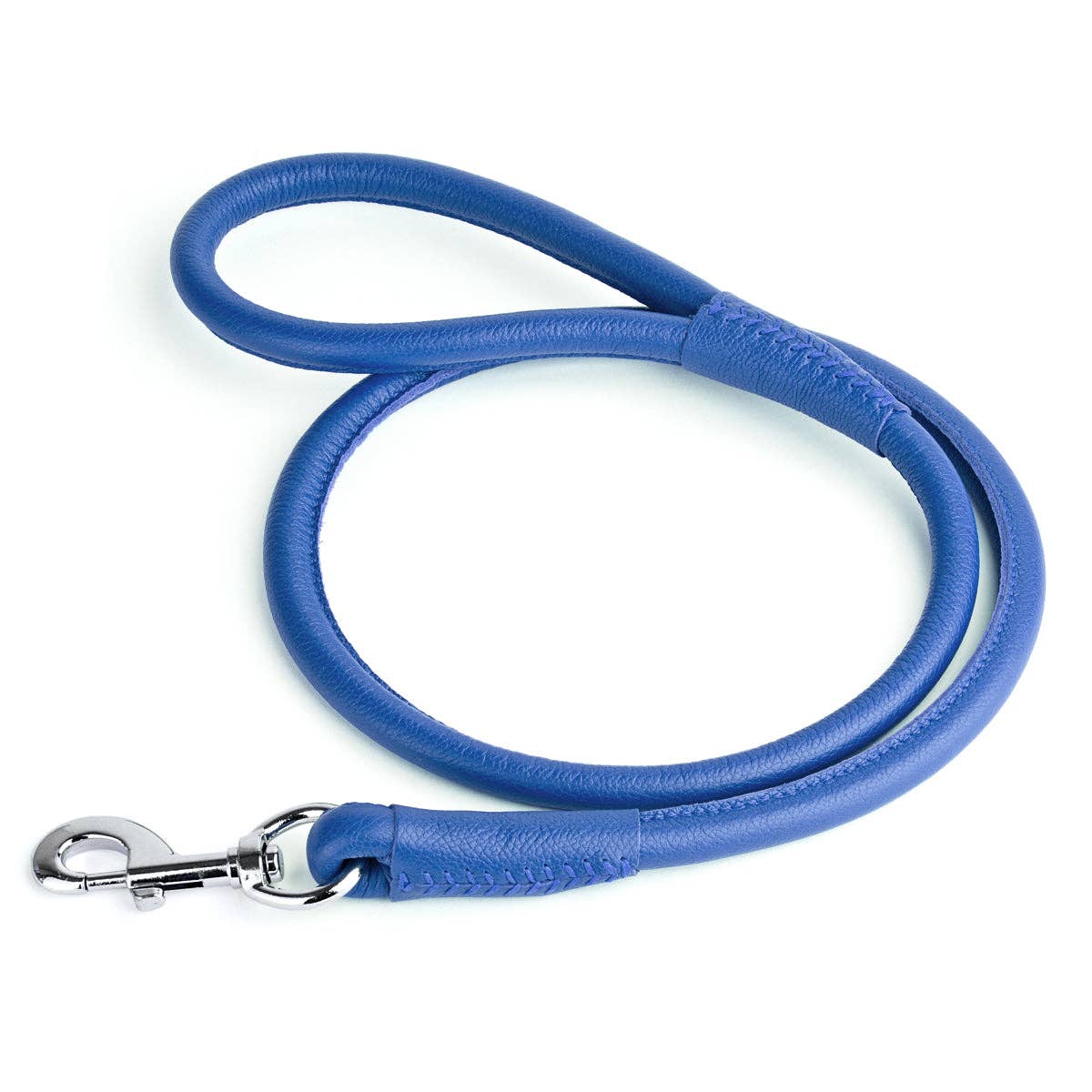 Dogline - Soft Leather Round Lead 4' Image