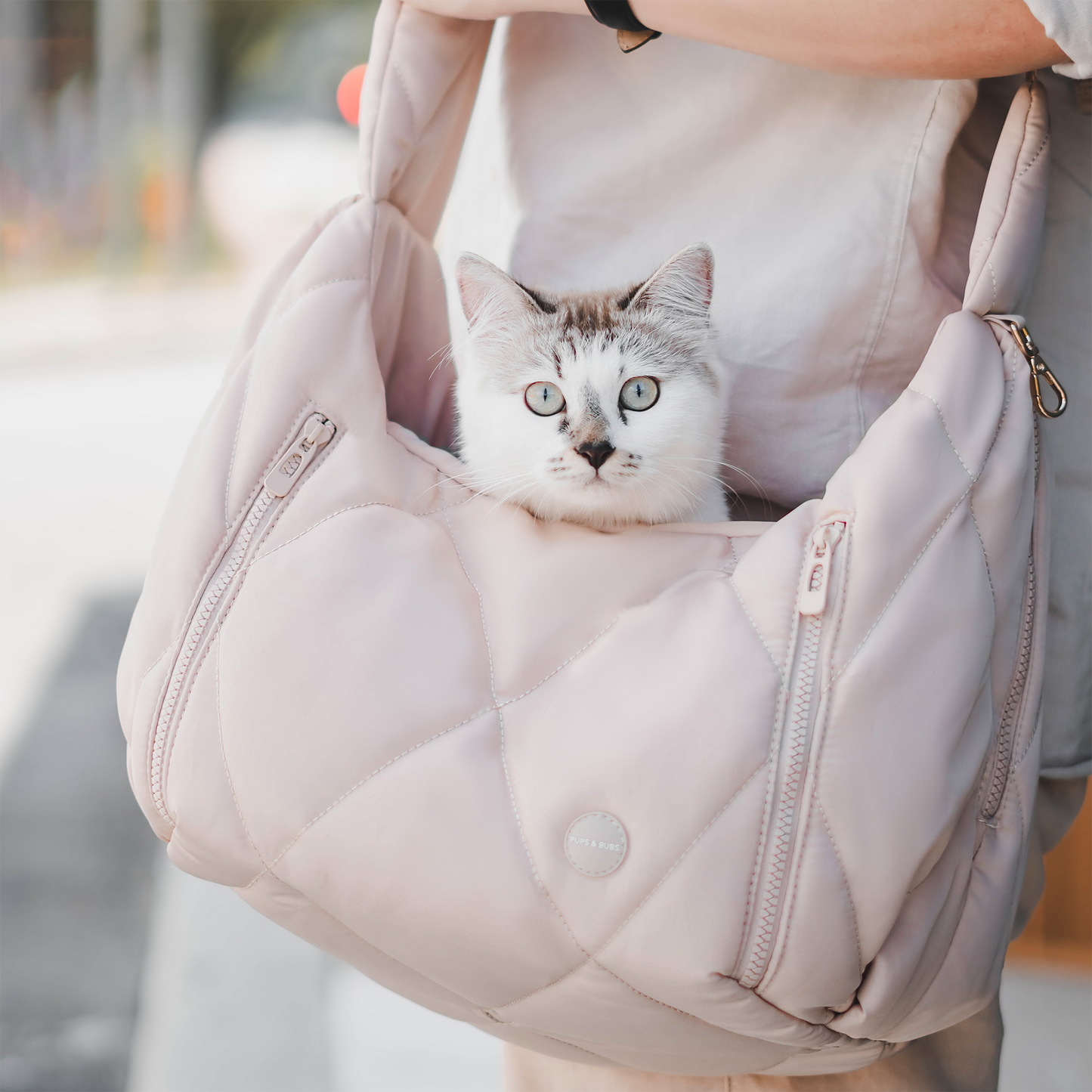 Pups & Bubs - Cloud Crossbody Pet Carrier | Dog & Cat Carrier | 2 Colors Image