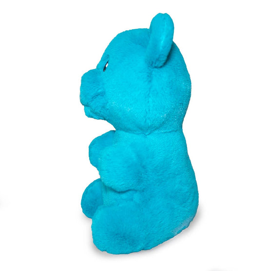ThoozyPet Gummy Bear Plush Dog Toy Blue 6" Image