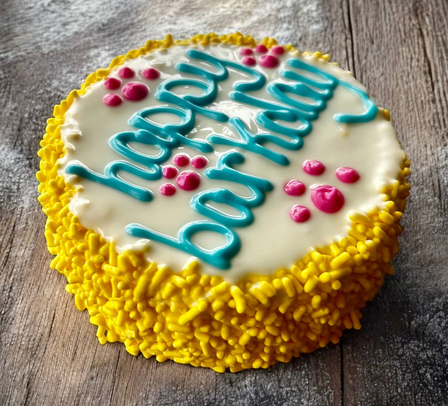 YumYum4DOGS - Vibrant Happy Barkday Cake dog treats Image