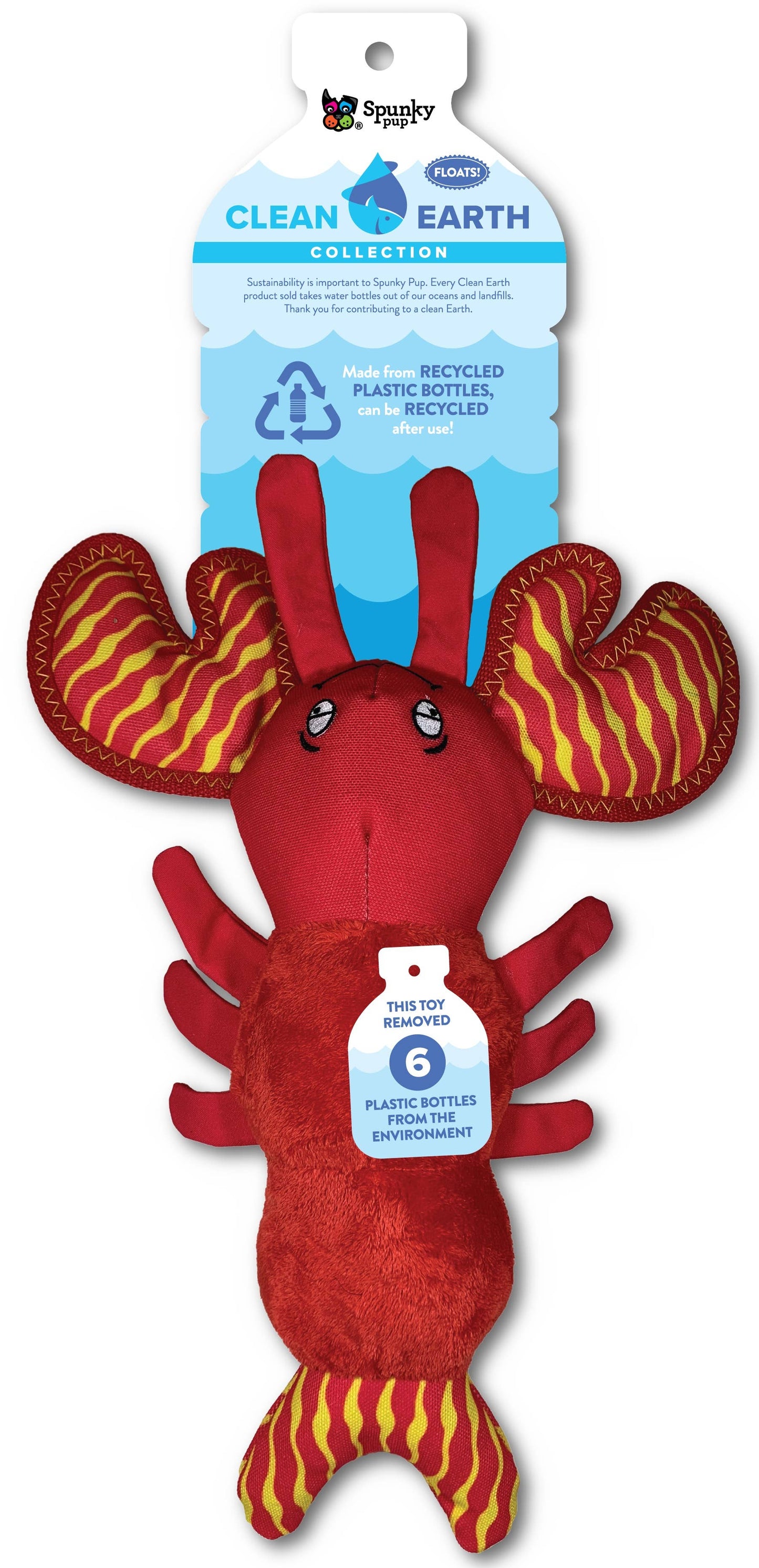 Spunky Pup - Clean Earth Recycled Plush Toys - 100% Sustainable