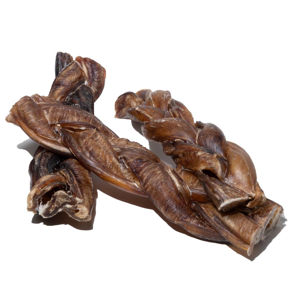 Mika and Sammy's Gourmet Pet Treats - Braided Bully Sticks Image