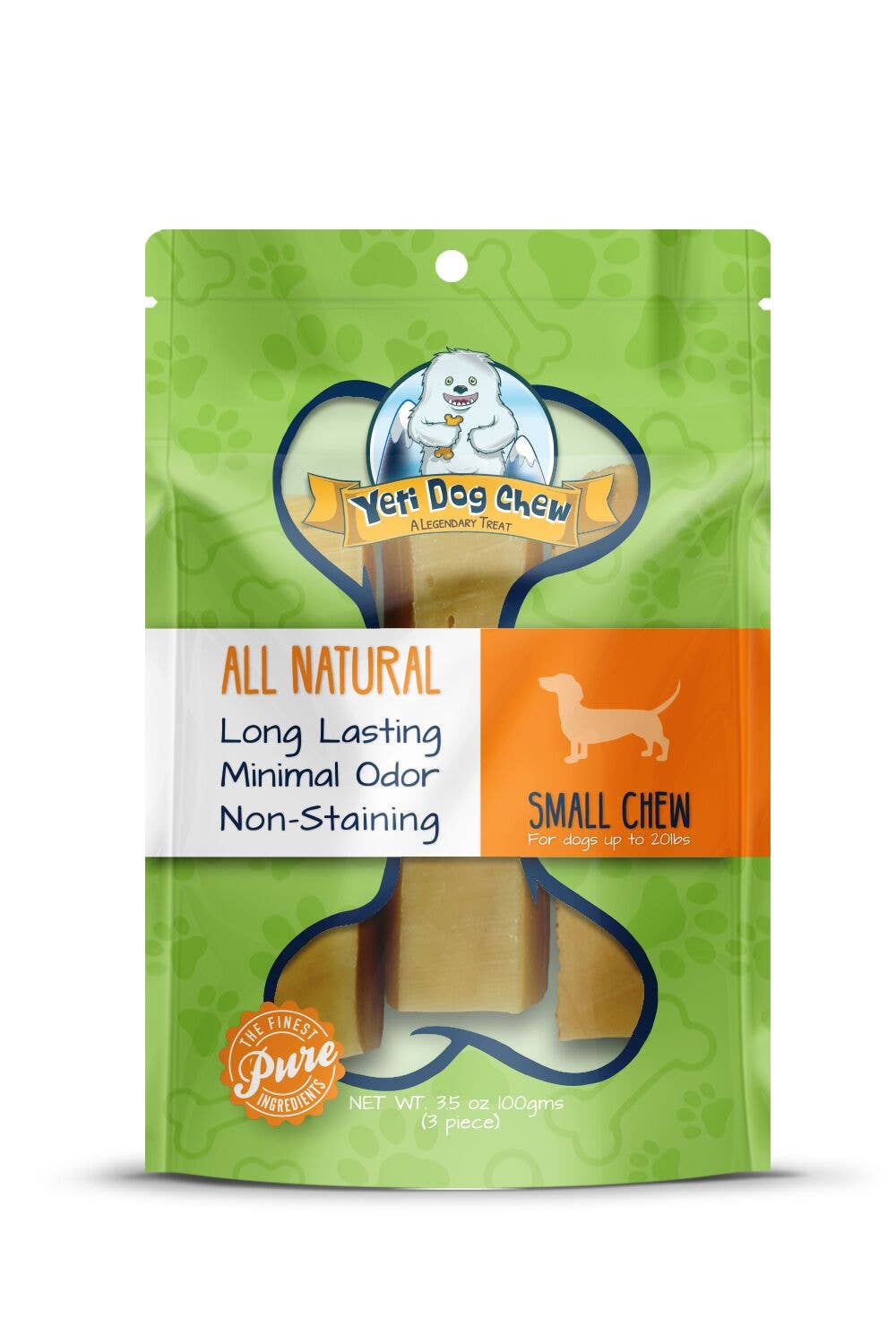 Yeti Dog Chew - 3.5oz Yeti Dog Chews - Small Image