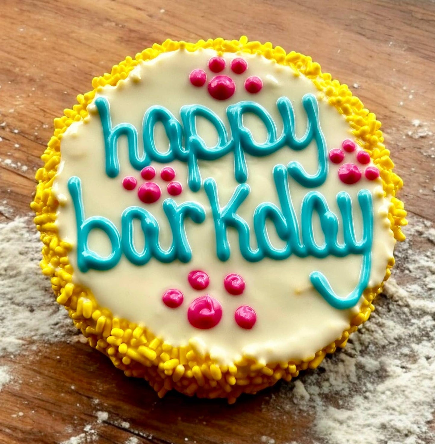 YumYum4DOGS - Vibrant Happy Barkday Cake dog treats Image