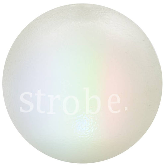 Load image into Gallery viewer, Orbee - Tuff LED Strobe Ball Toys White Image
