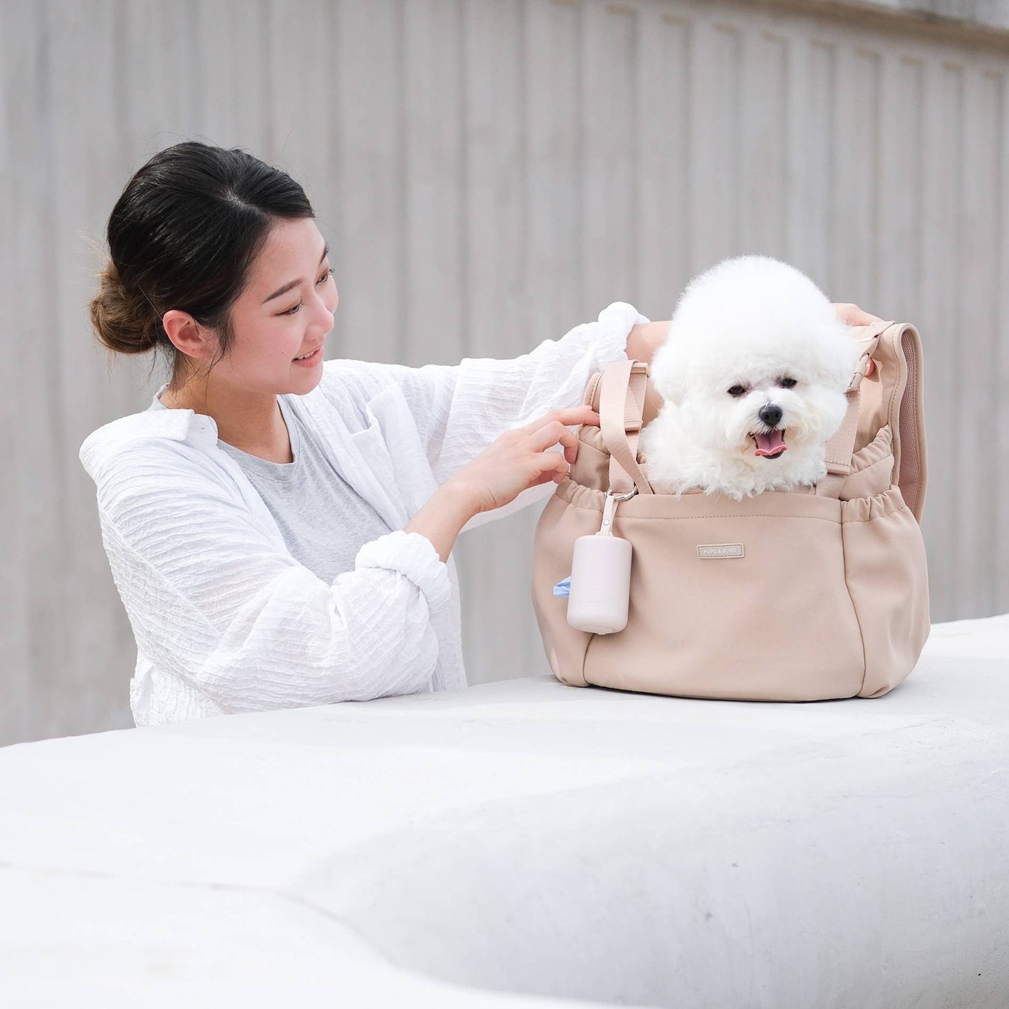 Pups & Bubs - [New Colors!] Carry Me Crossbody Carrier | Dog & Cat Carrier Image