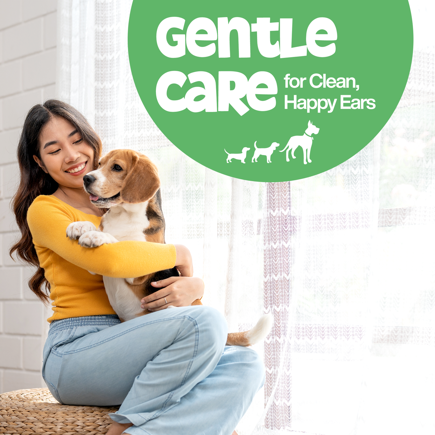 Roofus - Roofus Dog Ear Wipes | Fragrance Free | 100ct Image