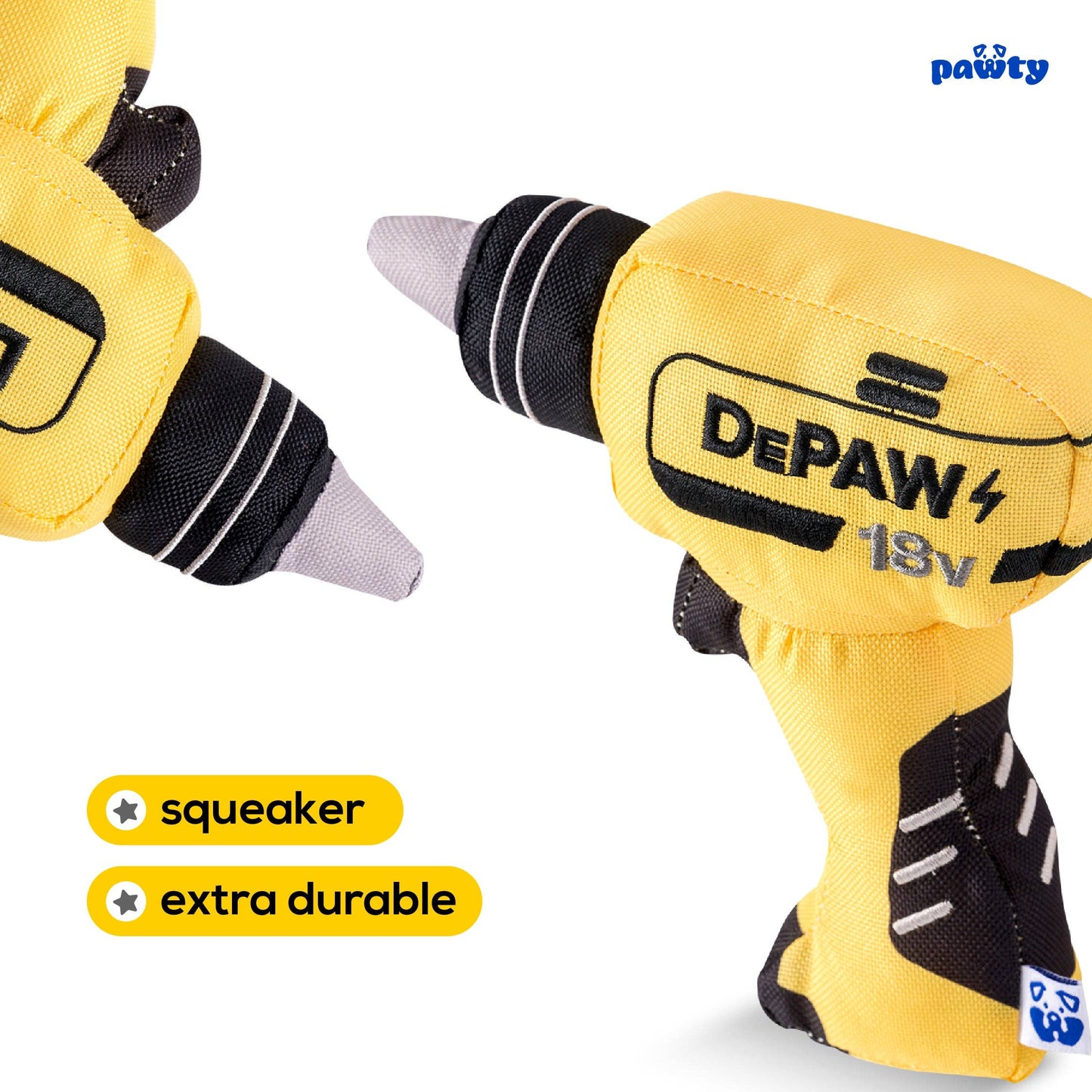 PAWTY Dog Toys - Paw-er Drill Image