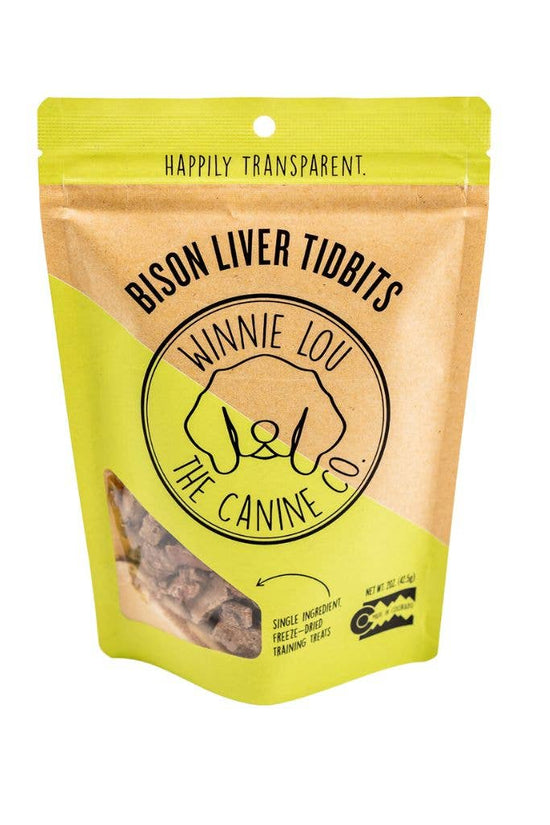 Winnie Lou - The Canine Co. - Bison Liver Tidbits  Image