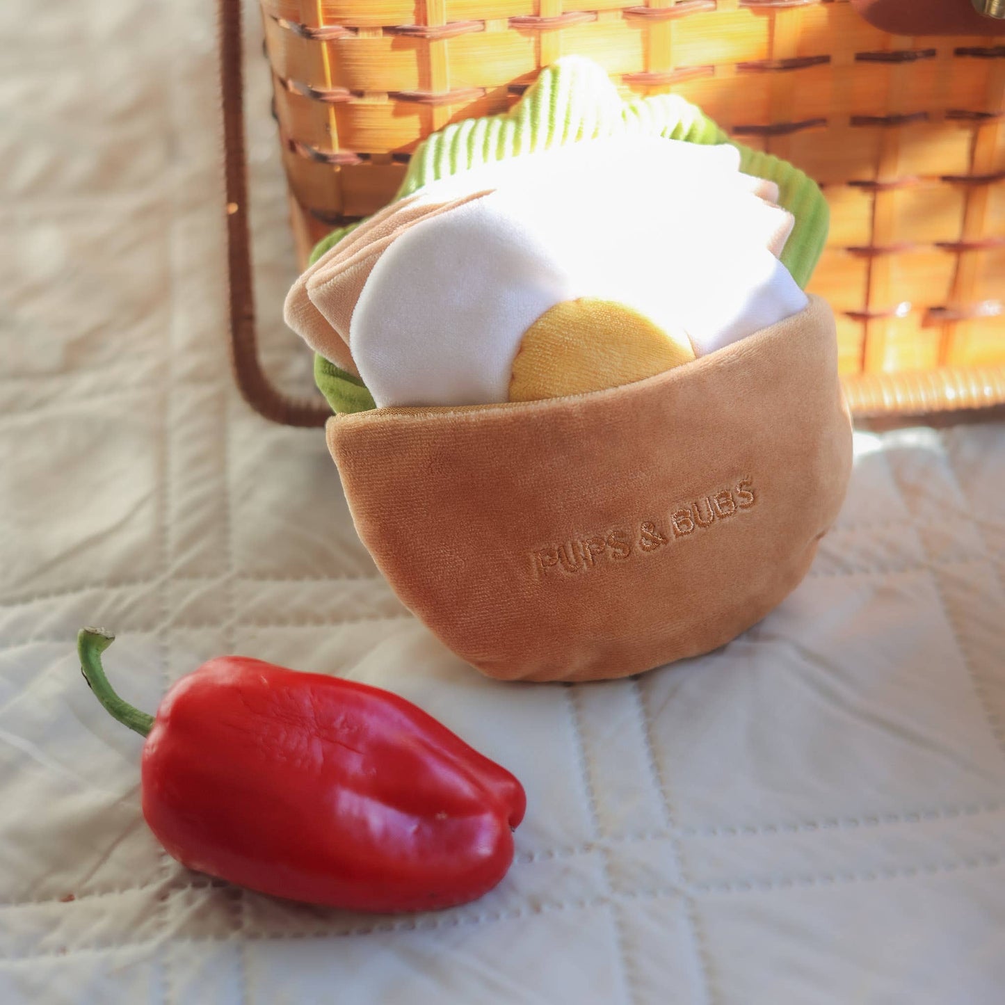Pups & Bubs - Pita Pocket Nosework Toy Image