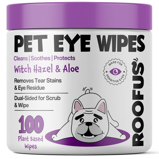 Roofus - Roofus Dog Eye Wipes | Fragrance Free | 100ct Image