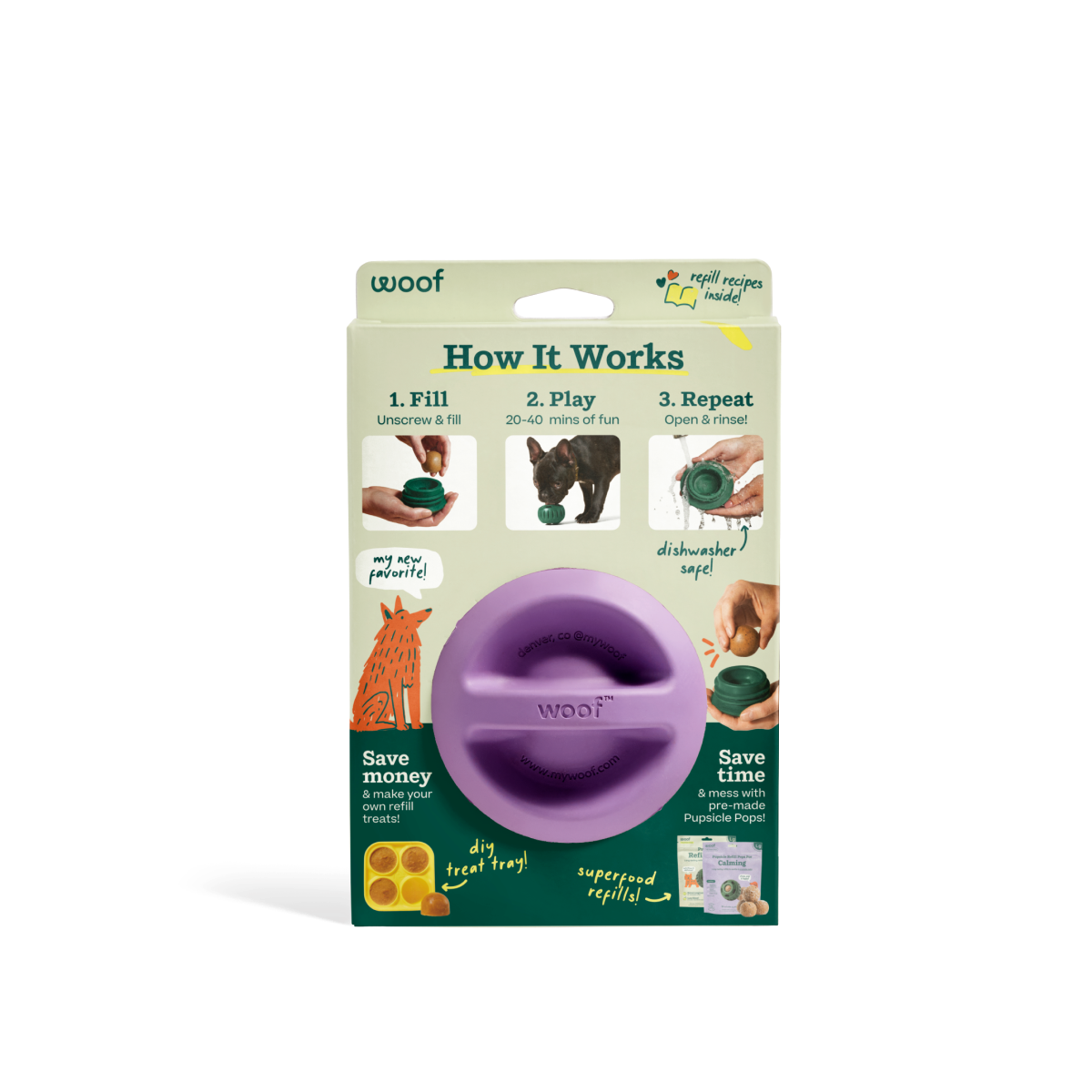 Woof - The Pupsicle - Lavender Image