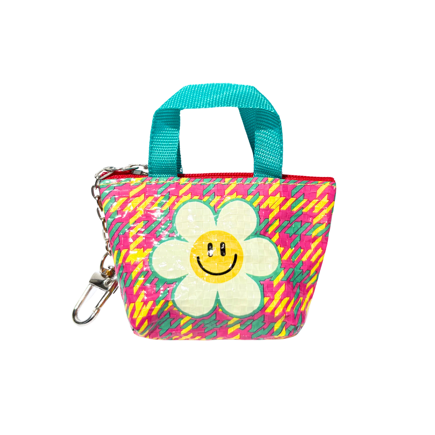 Puppy Barkin - Woven Dog Waste Bag Dispenser Houndstooth Image