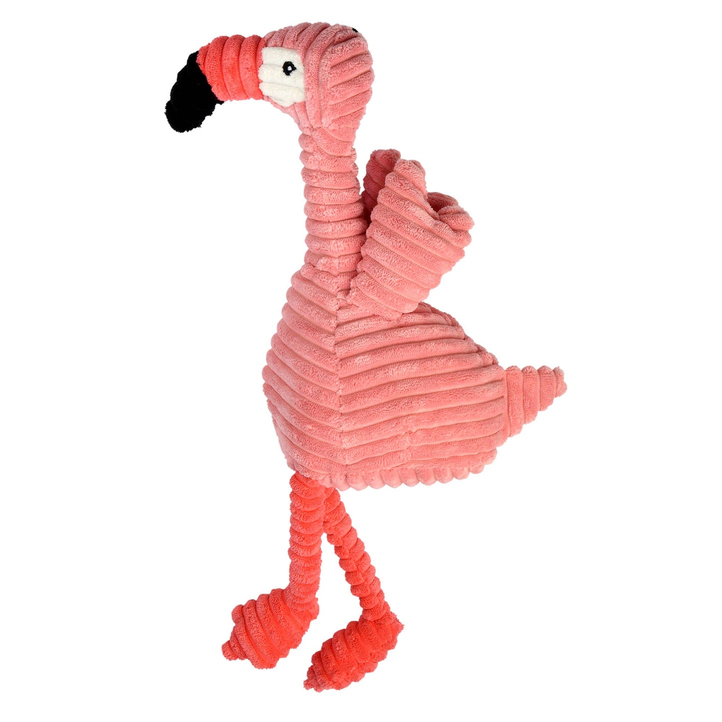 Flamingo Plush Dog Toy 17" Image