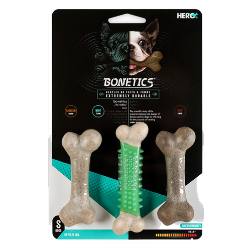 Caitec Inc - Bonetics 3pk Chew Combo Dog Chew Toys – HERO Image