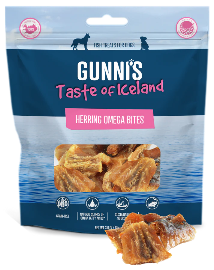 Gunni's A Taste of Iceland Hearring Omega Bites 3 Oz.  Image