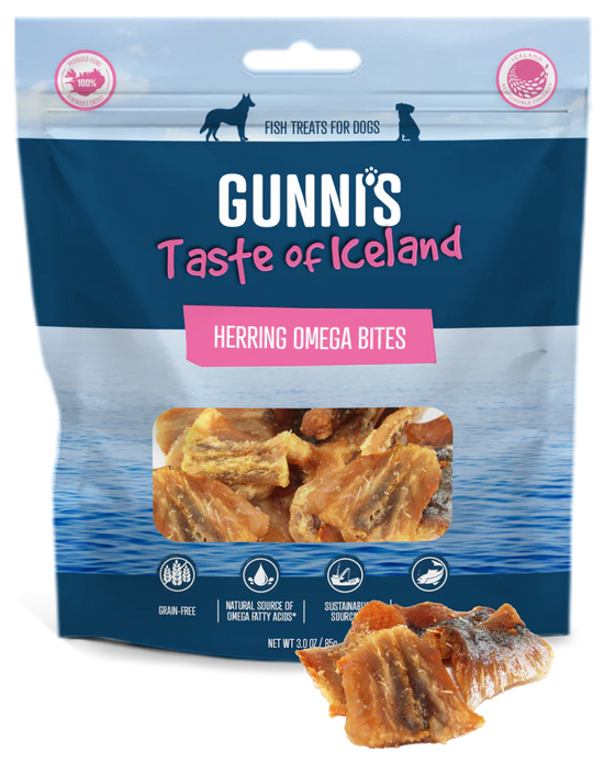 Gunni's A Taste of Iceland Hearring Omega Bites 3 Oz.  Image