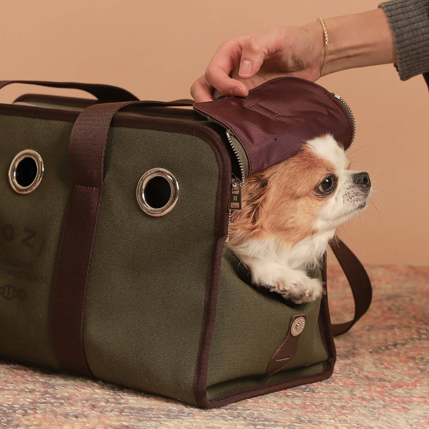 Hozi - Hozi Canvas Carrier - Khaki Image