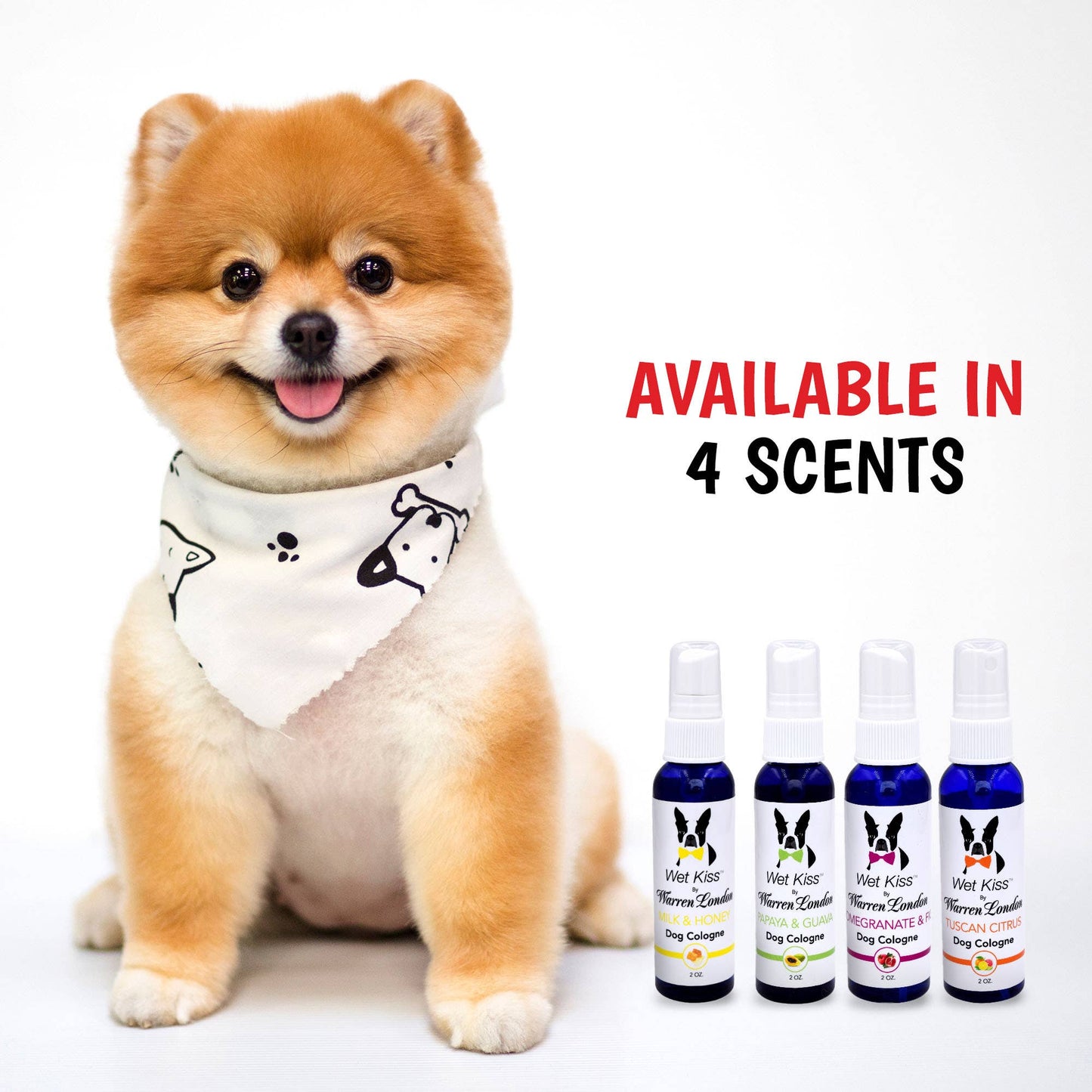 Warren London Dog Products - Wet Kiss Dog Cologne - 2 oz Image